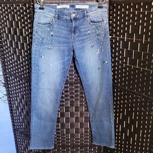 Pilcro Blue Straight Leg Jeans Classic Denim